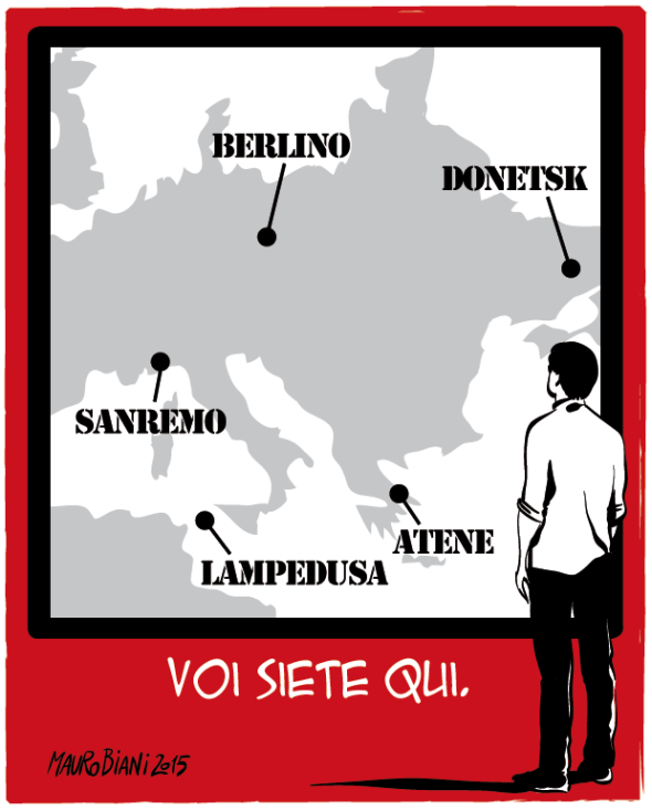 Vignetta di Mauro Biani - Il Manifesto